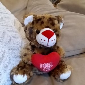 Homerbest Cheetah Valentine Plush